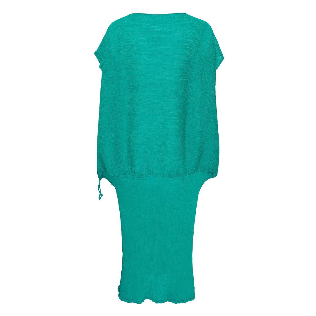 Balloon See-Through Crepe Dress