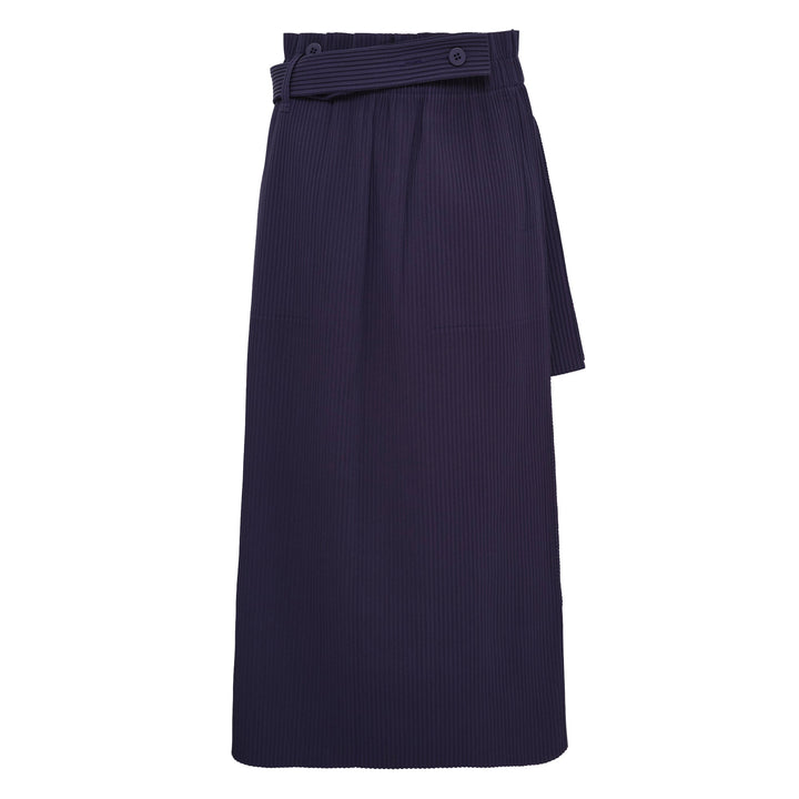 Fine Knit Pleats Bottom Skirt