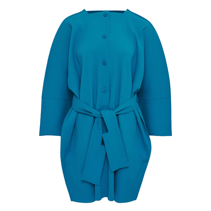 Belt Pleats Cardigan