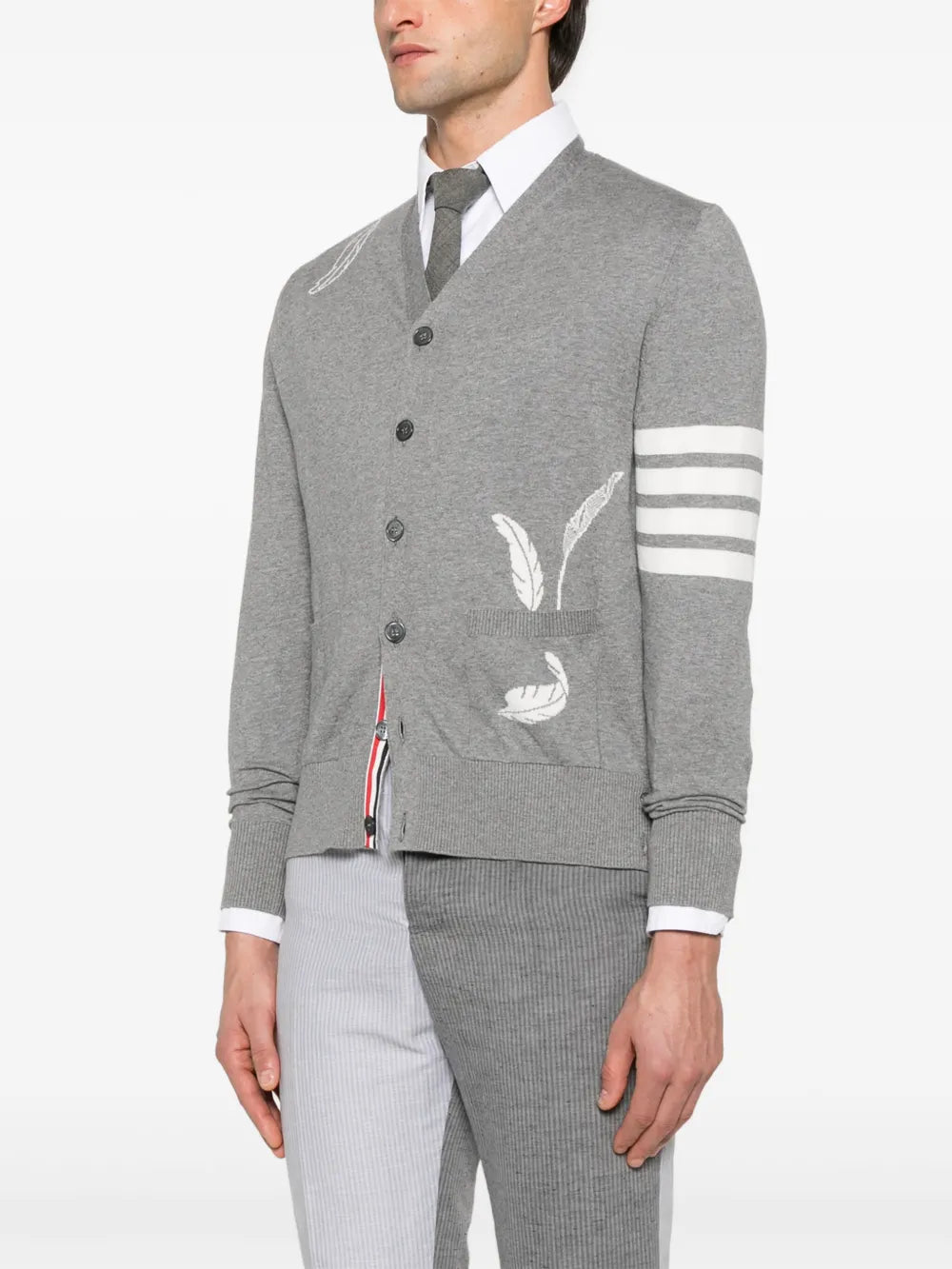 كارديغان رجال بتصميم إنترسيا ريشة 4 بار