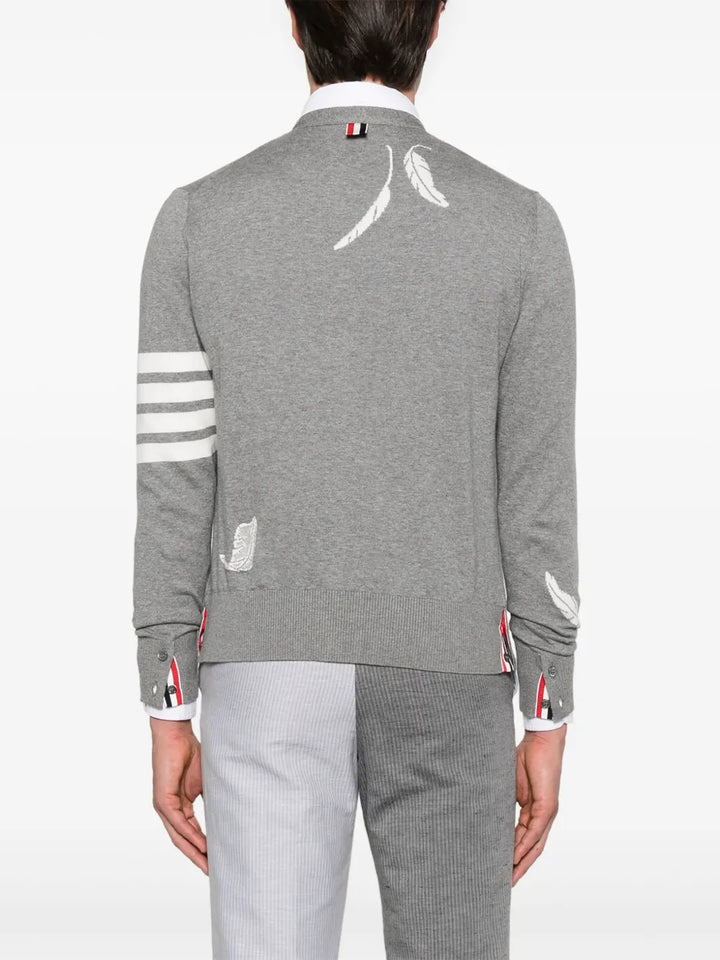 كارديغان رجال بتصميم إنترسيا ريشة 4 بار