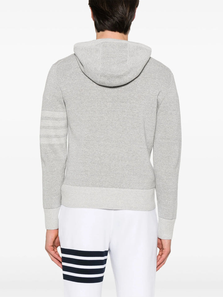 Textured Striped Stitch Relaxed Sweater