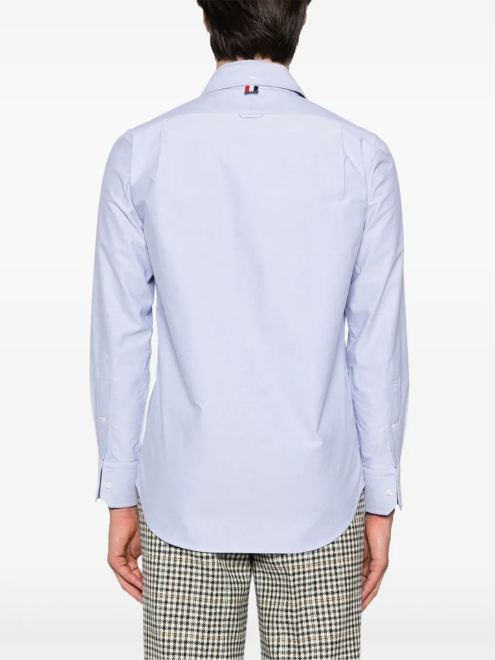 Goose Scenic Satin Stitch Oxford Shirt Men