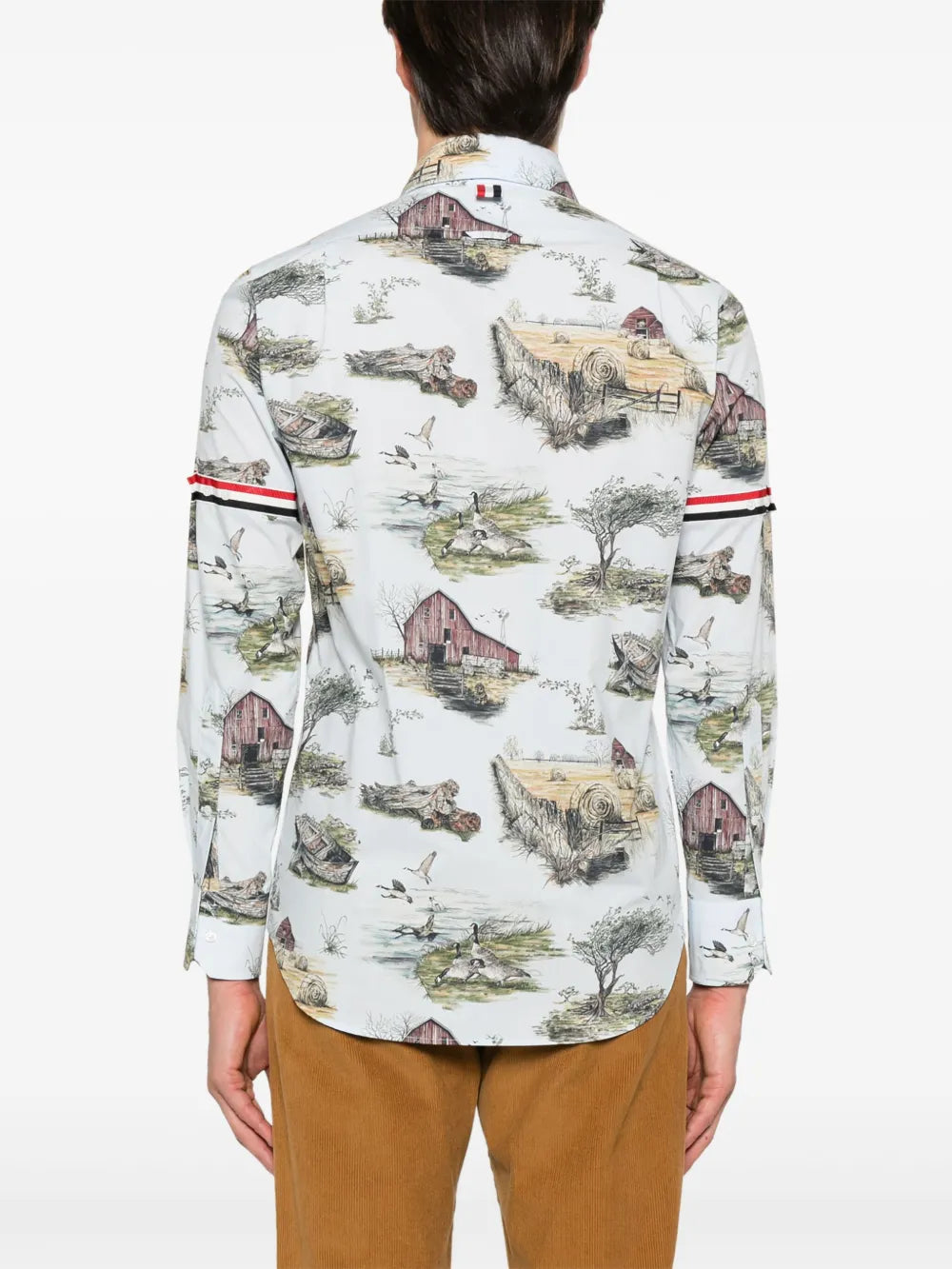 ストレートフィットシャツ