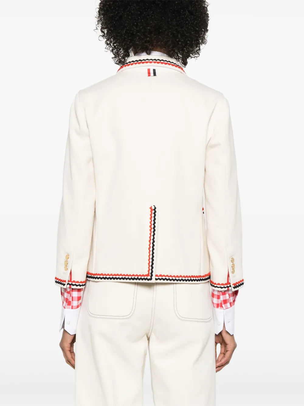 Selvedge Denim Cropped Sack Sportcoat