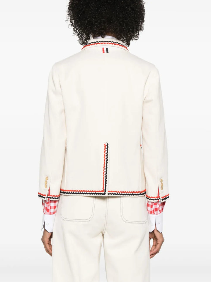 Selvedge Denim Cropped Sack Sportcoat