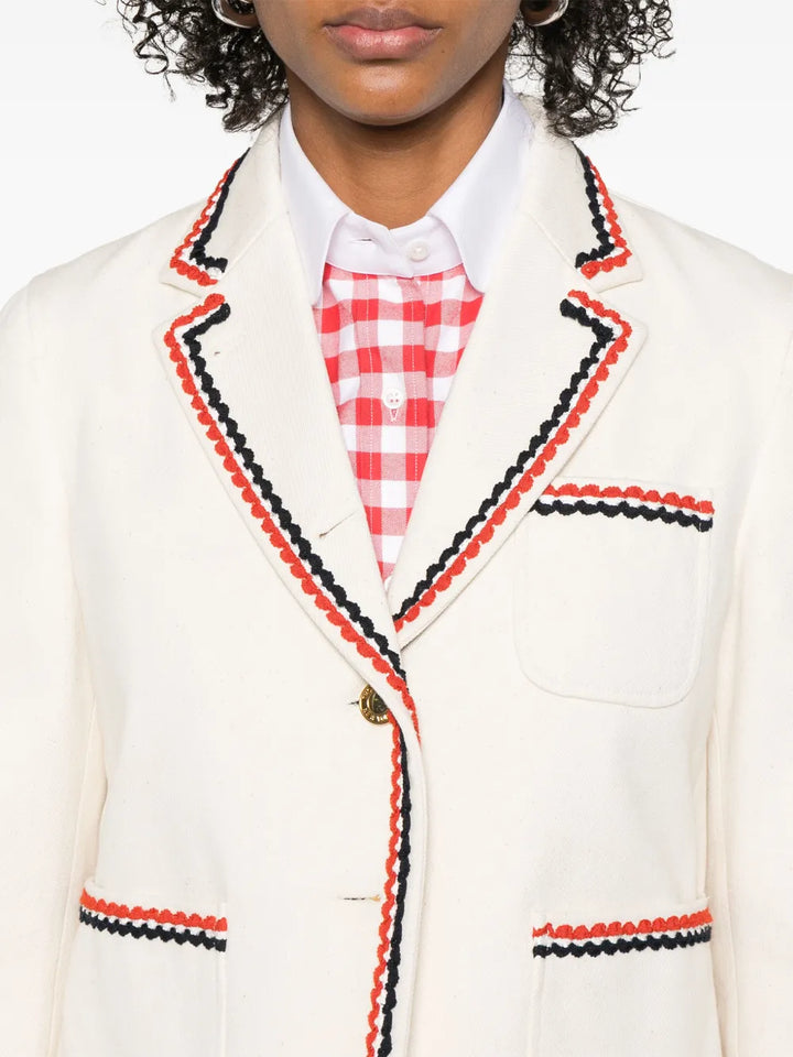 Selvedge Denim Cropped Sack Sportcoat