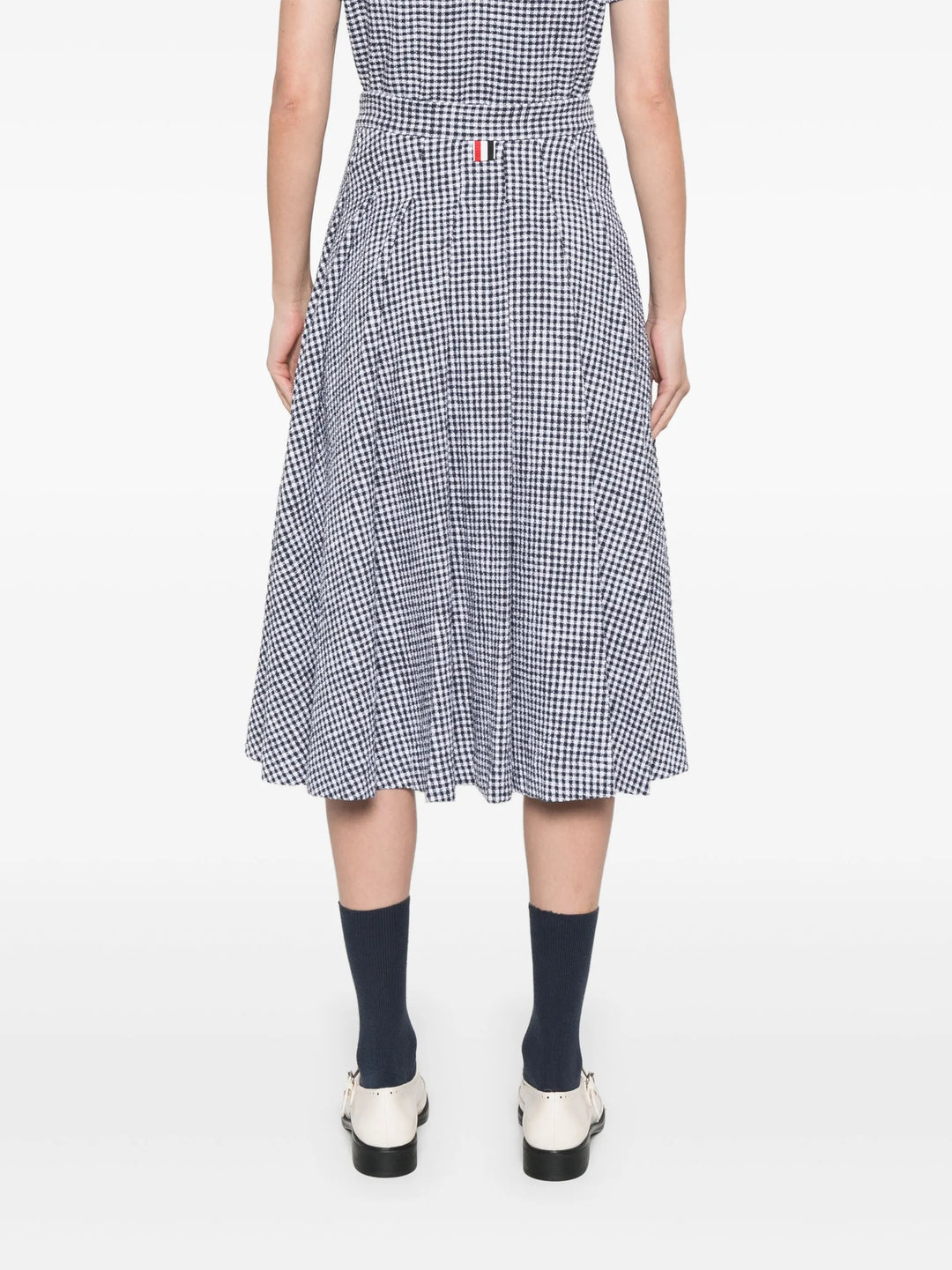 Knee Length Pleated Skirt