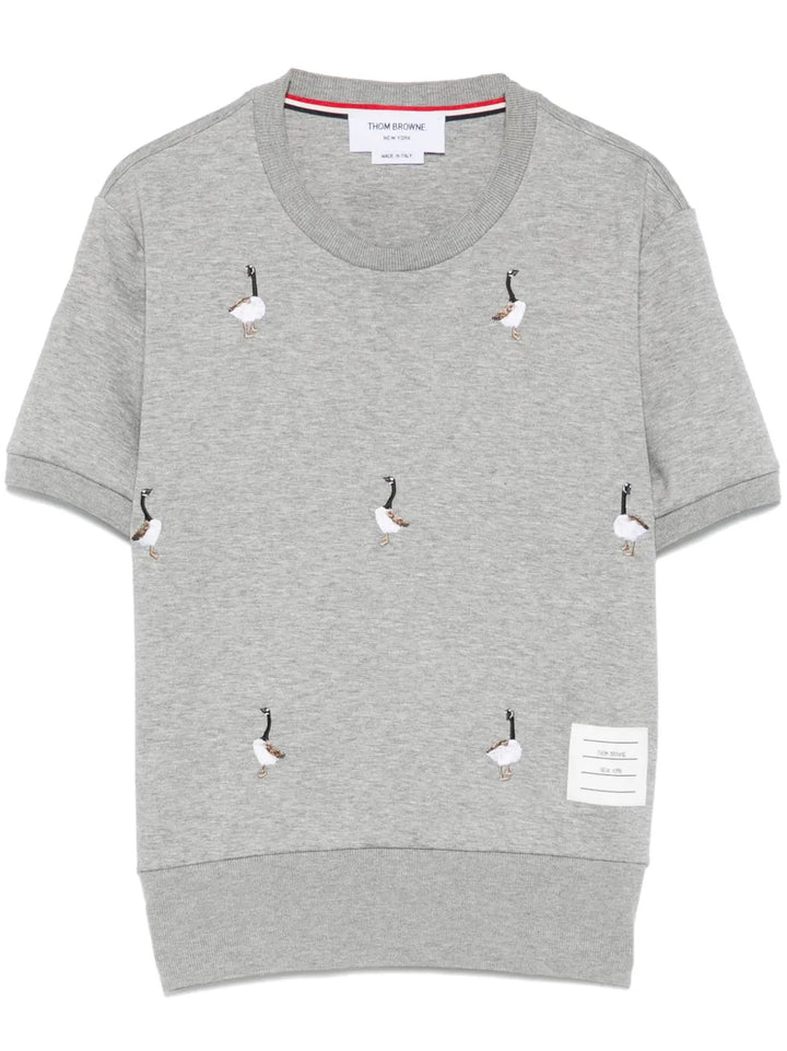Short Sleeve Rib Cuff Tee
