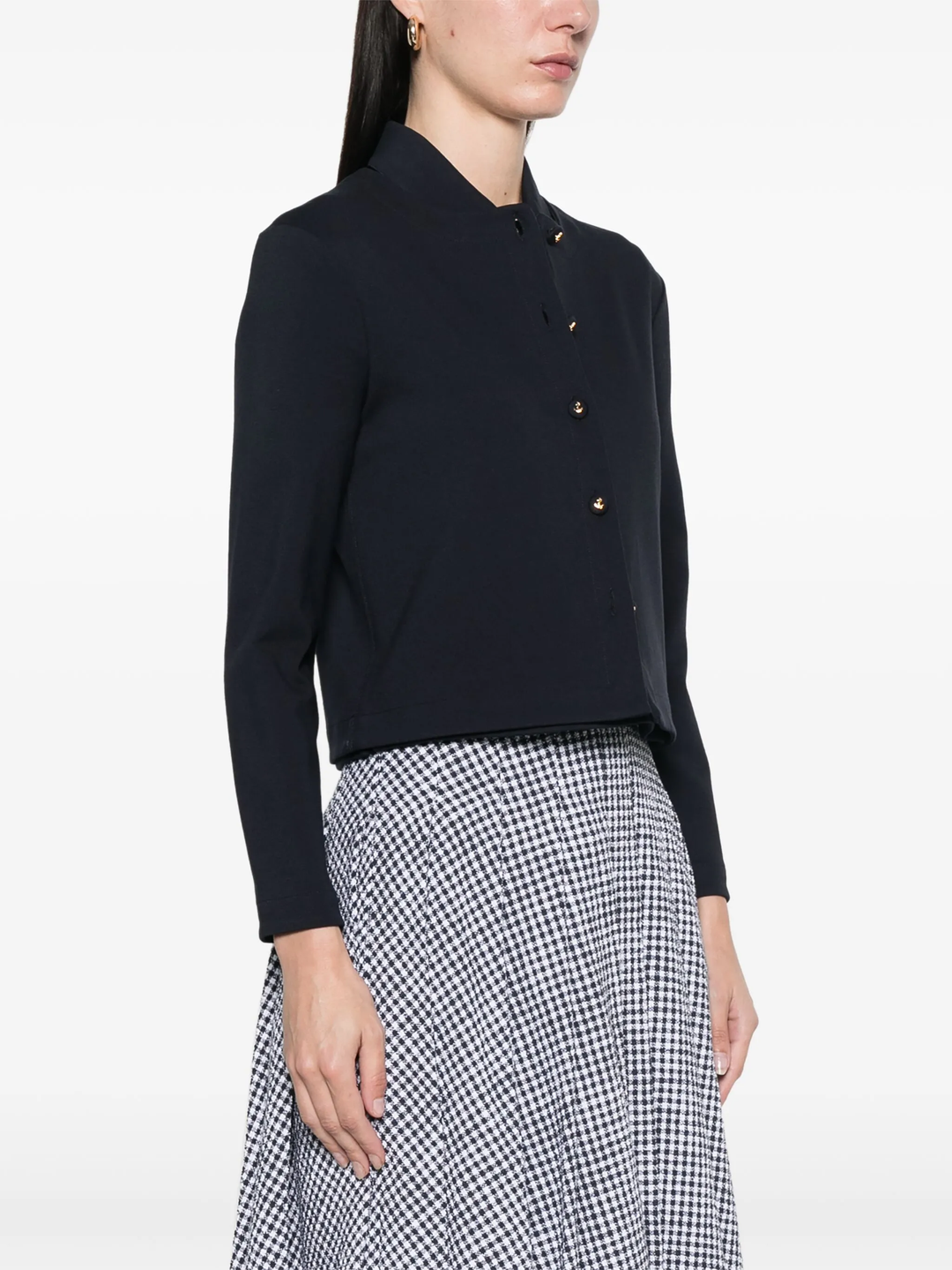 كارديغان نسائي بياقة دائرية من Compact Milano