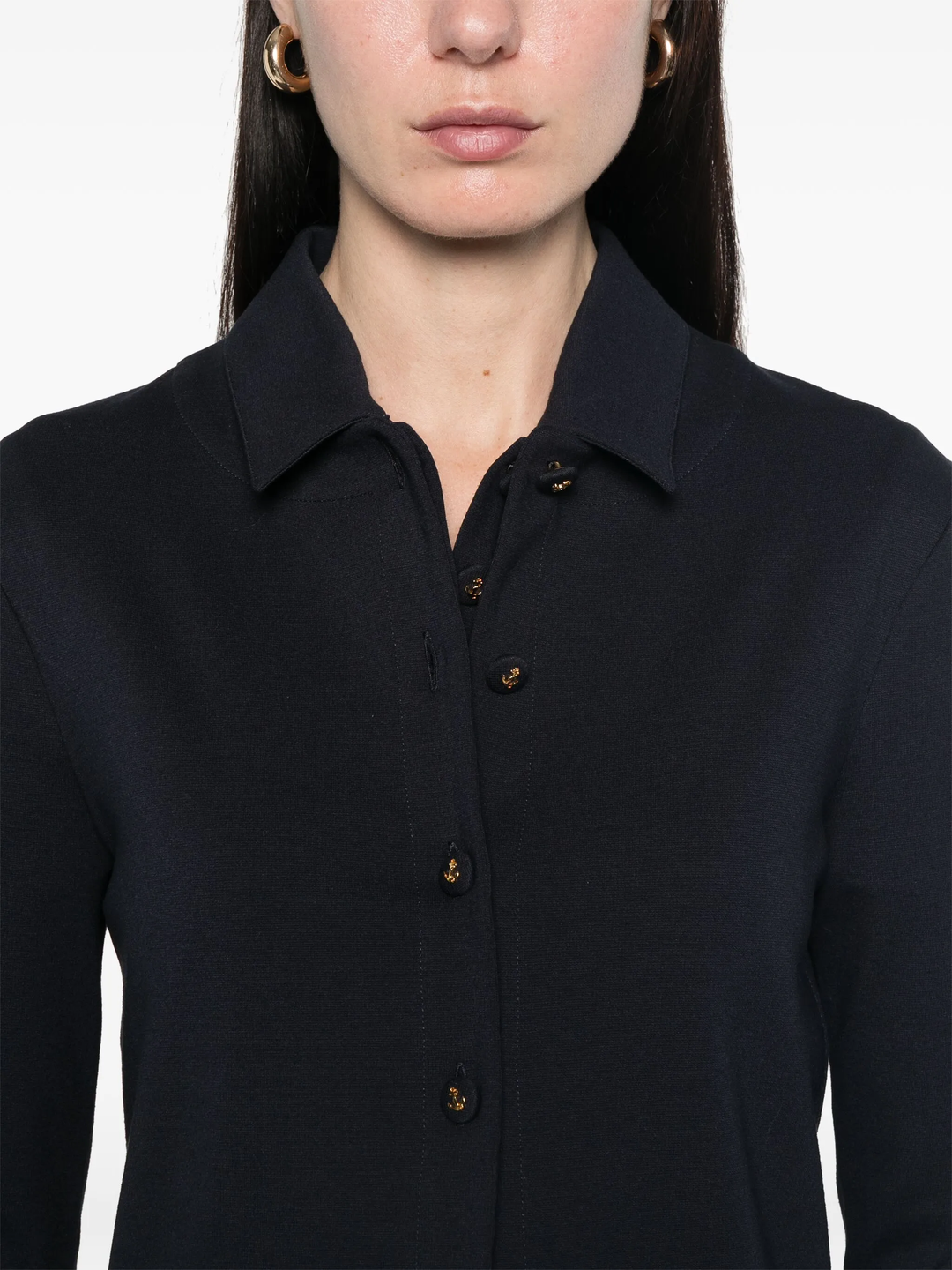 كارديغان نسائي بياقة دائرية من Compact Milano