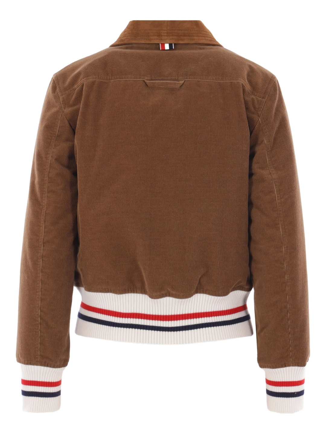 Wale Corduroy Down Filled Cropped Flight Jacket Women