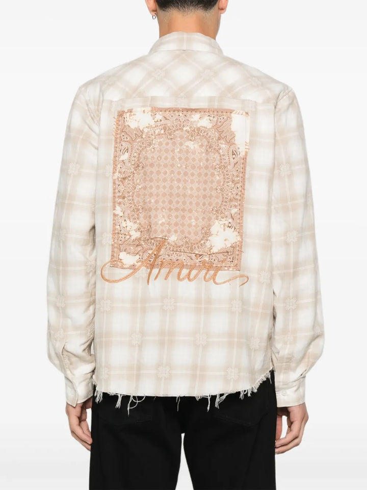 Bleach Bandana Patch Flannel