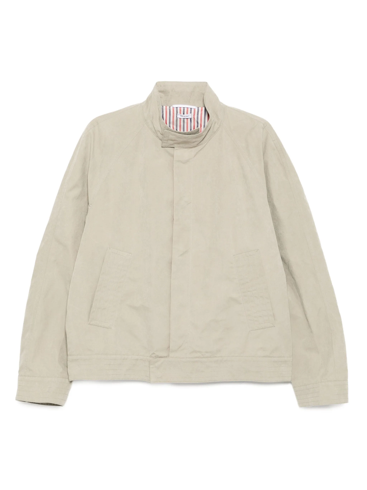 Harrington Raglan Band Collar Blouson