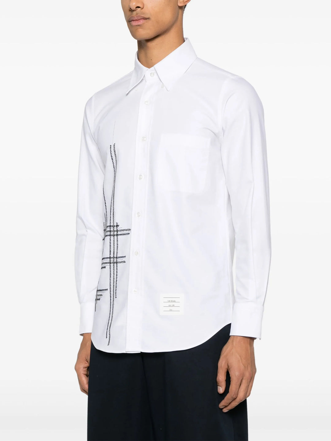 Oxford Blanket Stitch Degrade Shirt