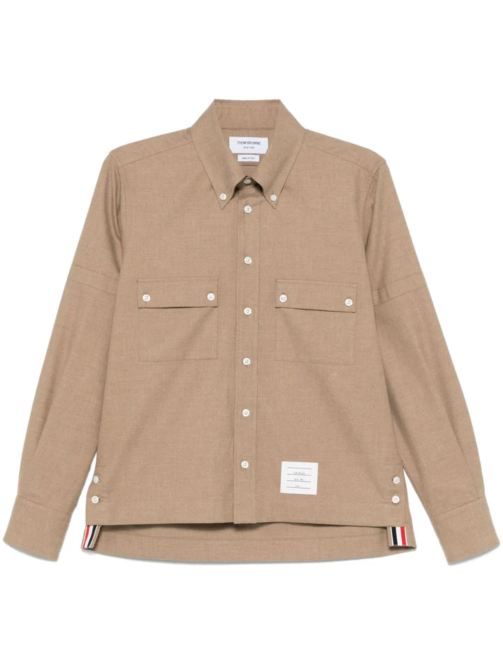 Cotton Flannel Utility Shirt