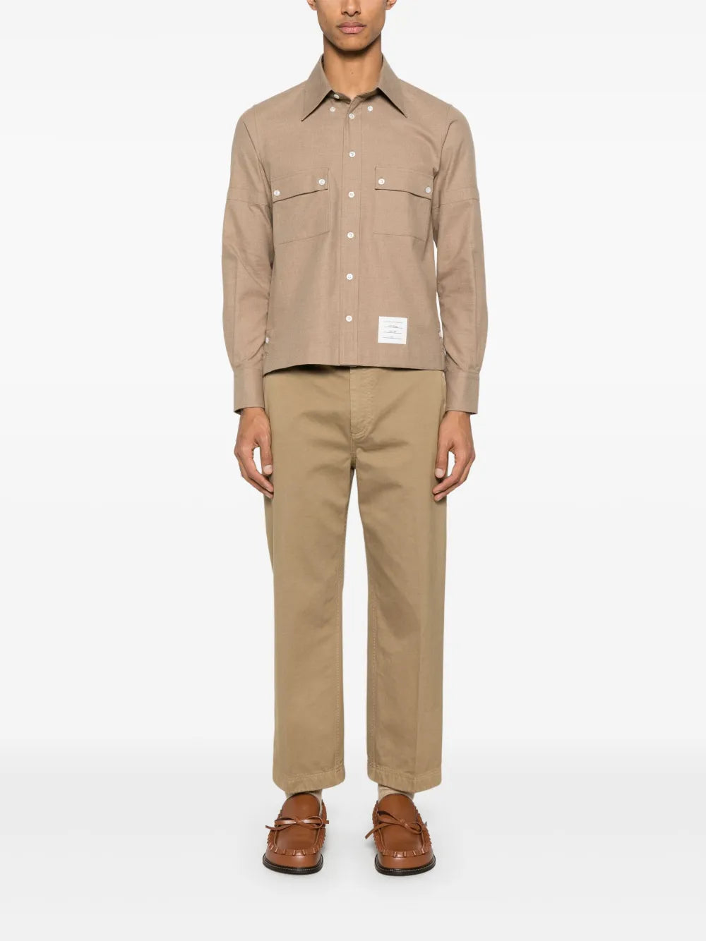 Cotton Flannel Utility Shirt