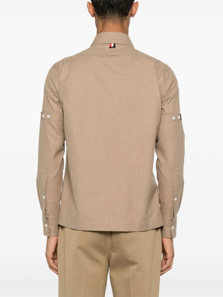 Cotton Flannel Utility Shirt