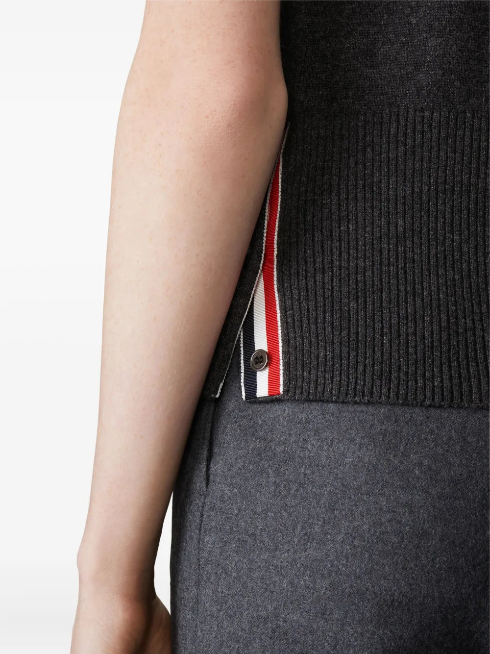 Browne Jersey Intarsia Cashmere Polo