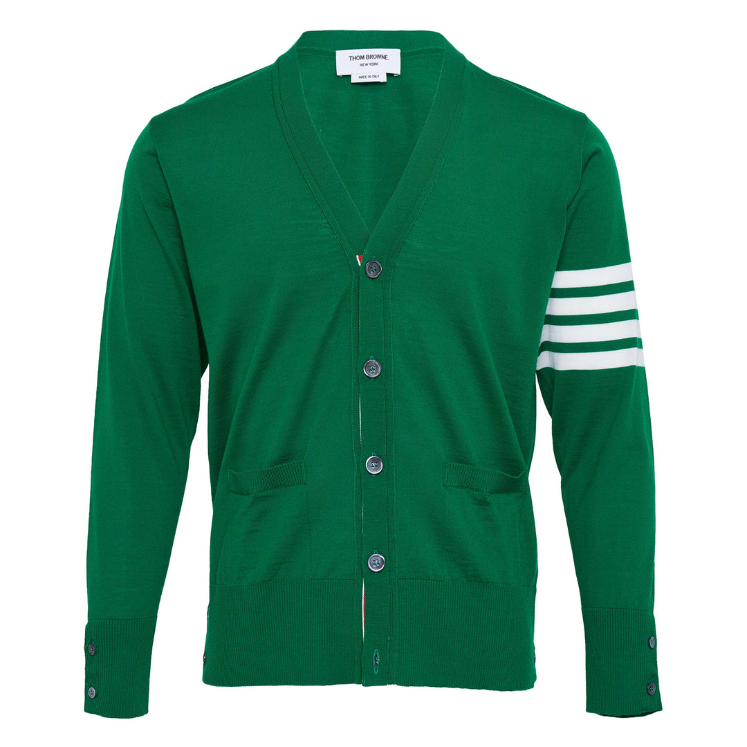 Merino Wool 4-Bar Classic Cardigan Men