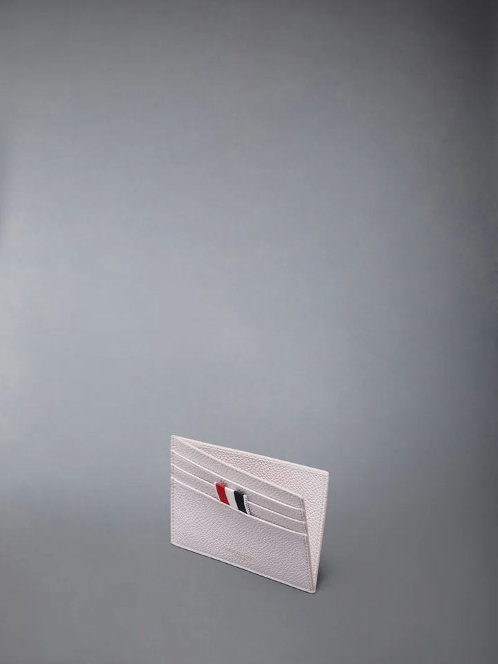 Pebble Grain Note Compartment Card Holder Men