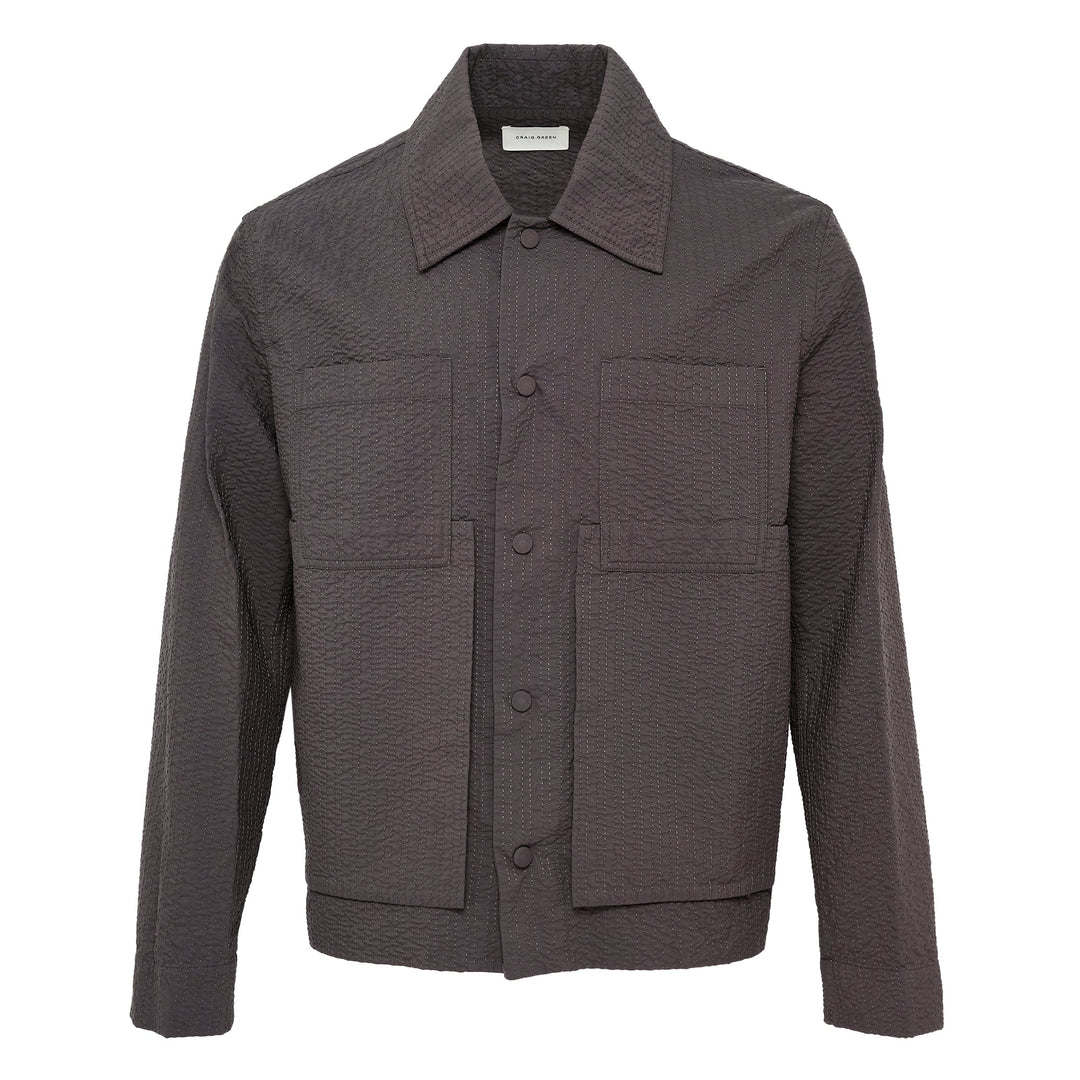 Embroidered Linestitch Worker Jacket