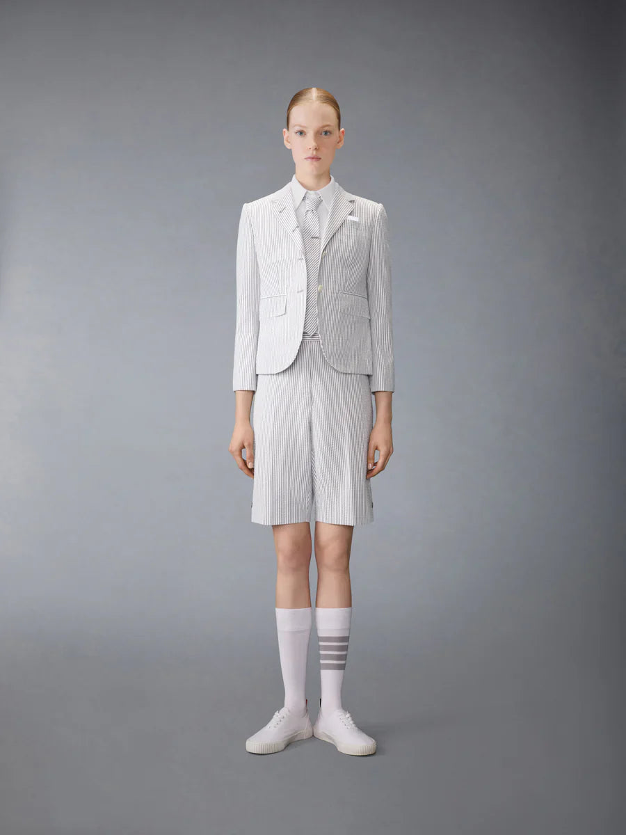 قميص أكسفورد قصير الأكمام للنساء