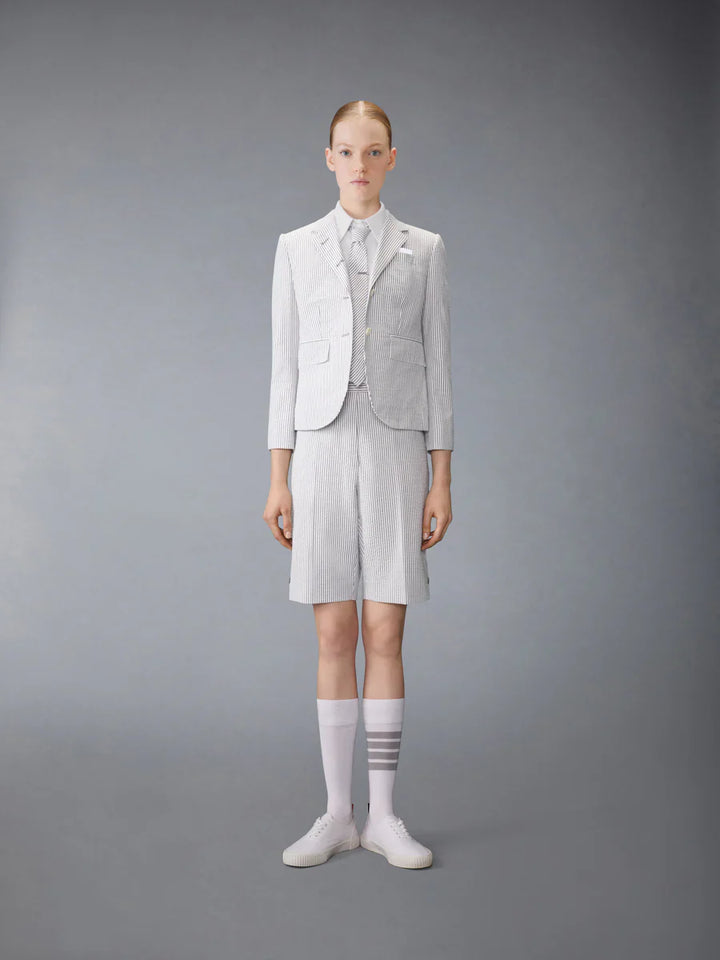 قميص أكسفورد قصير الأكمام للنساء