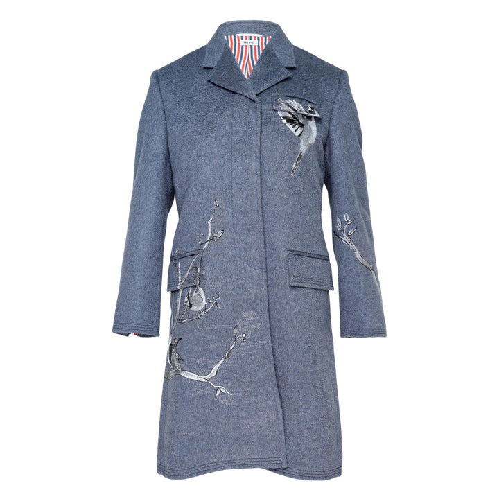 Fit 3 Embroidered Chesterfield Coat