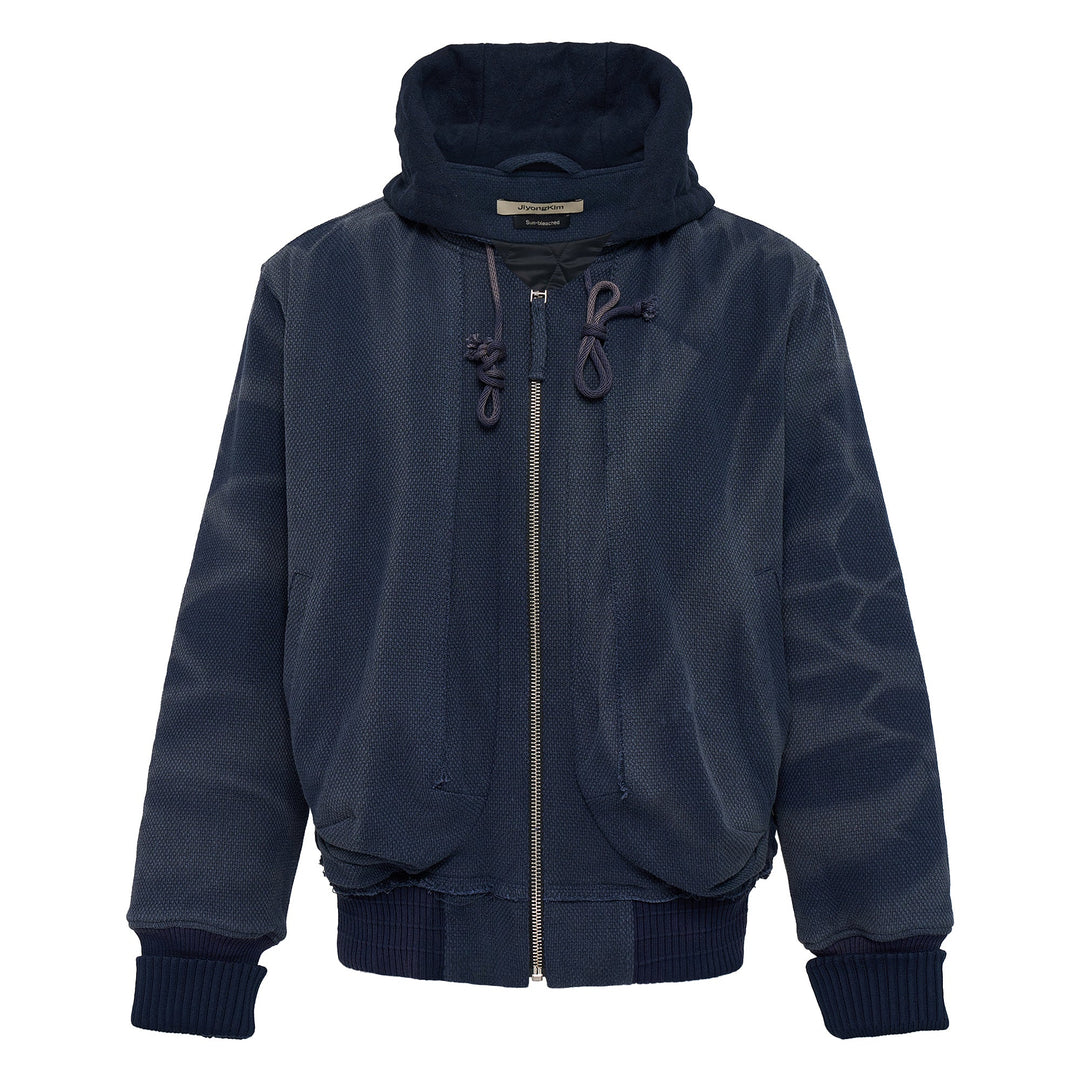 Sun-Bleached Raw Edged Work Jacket
