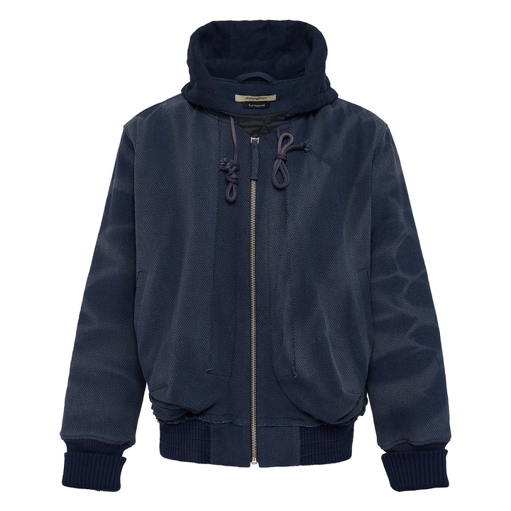 Sun-Bleached Raw Edged Work Jacket