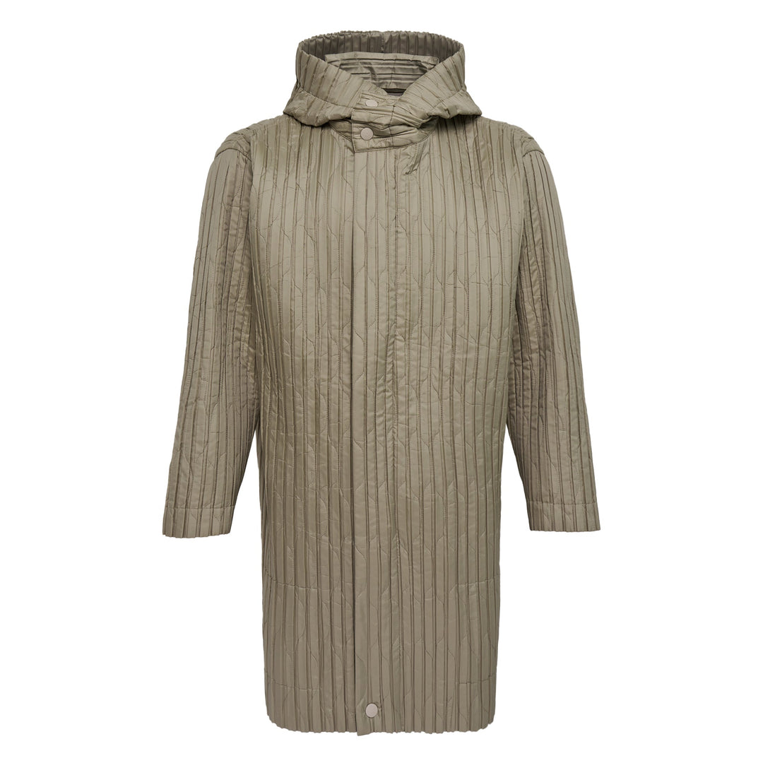 Padded Pleats Coat