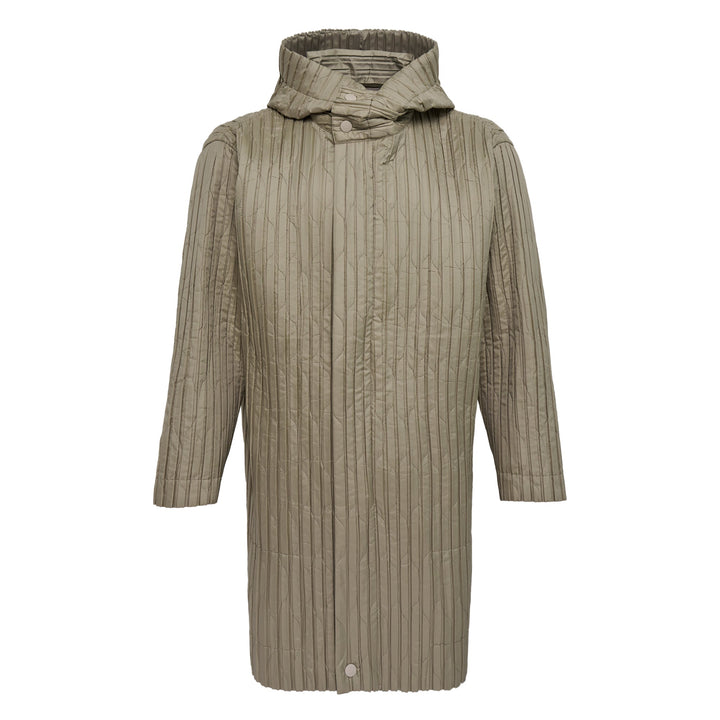 Padded Pleats Coat