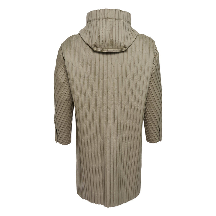 Padded Pleats Coat