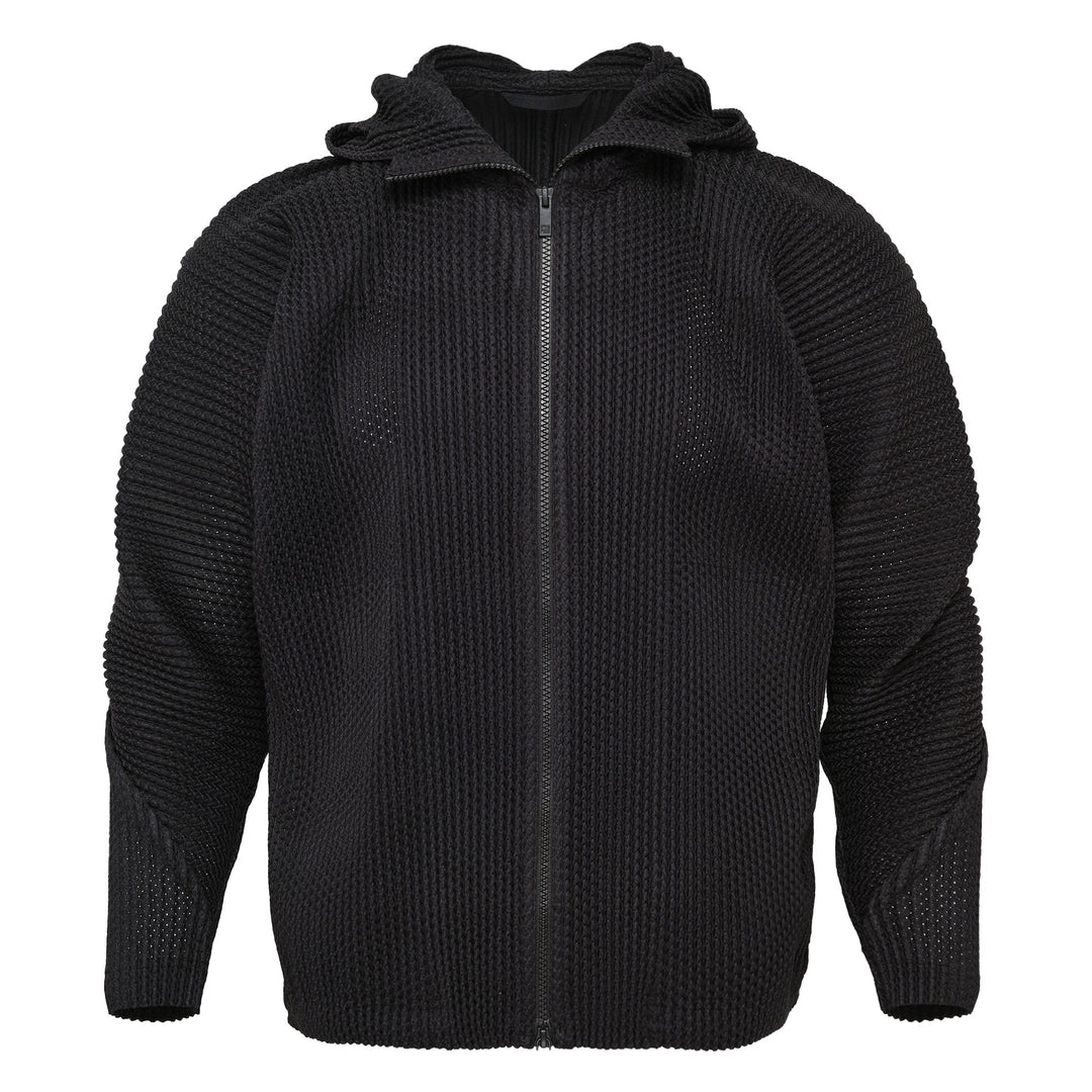 Wickerwork Mesh Blouson