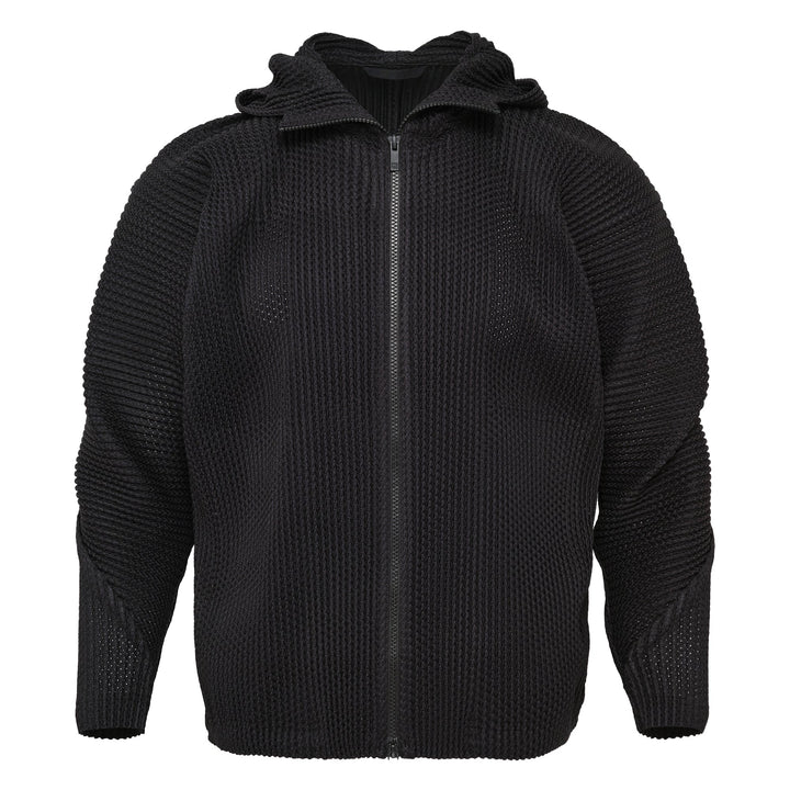 Wickerwork Mesh Blouson