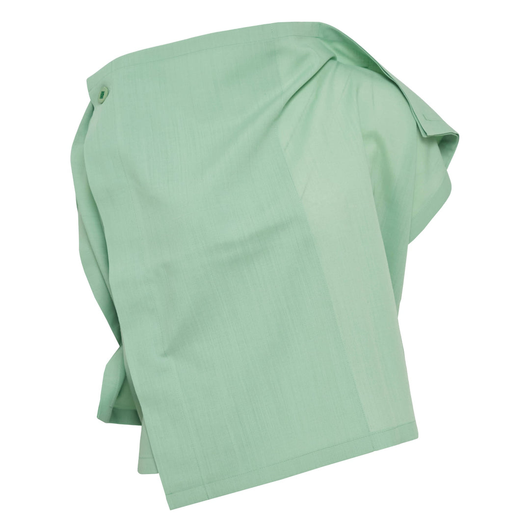 Square Ramie Woven Top