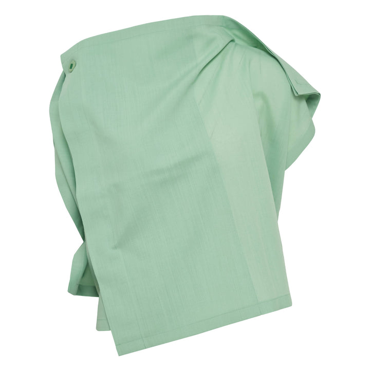 Square Ramie Woven Top