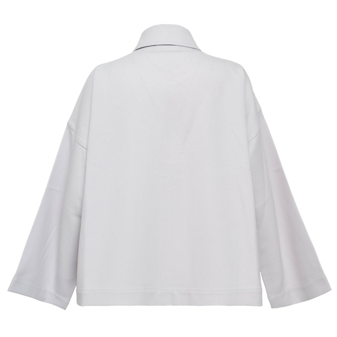 Wool Like Flat Tuck Jacket