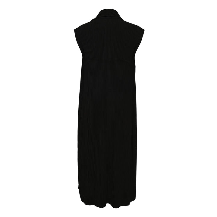 Hatching Pleats Pleated Vest