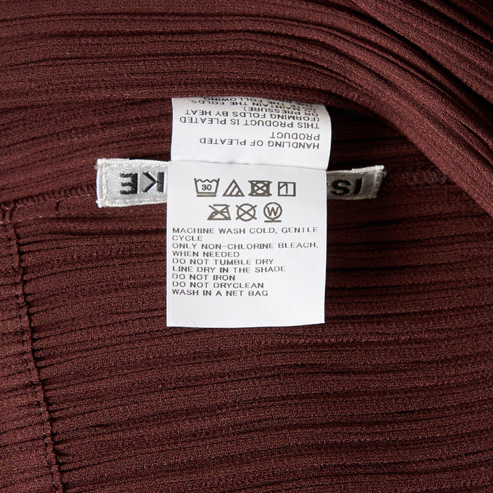 Hatching Pleats Pleated Vest