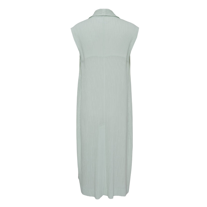 Hatching Pleats Pleated Vest