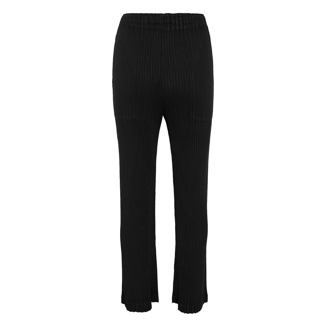 Hatching Pleated Pants