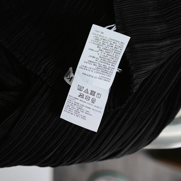 Hatching Pleated Pants