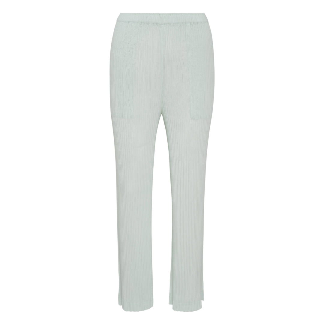 Hatching Pleated Pants