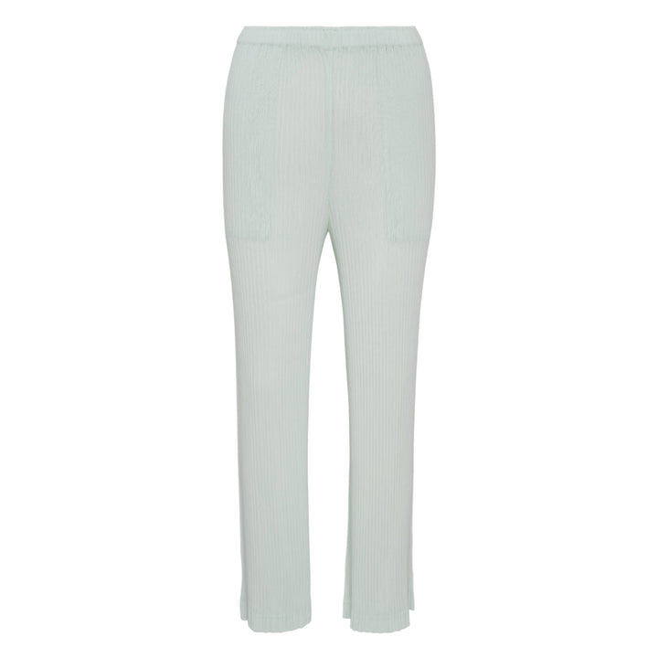 Hatching Pleated Pants