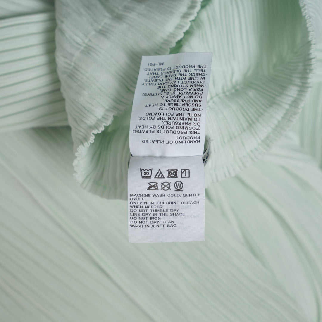 Hatching Pleated Pants