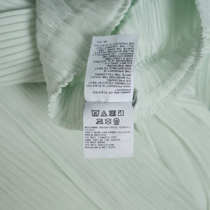 Hatching Pleated Pants