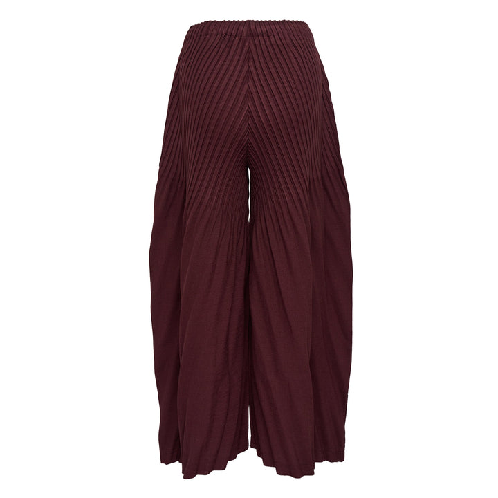 Linen Like Pleats Pleated Pants