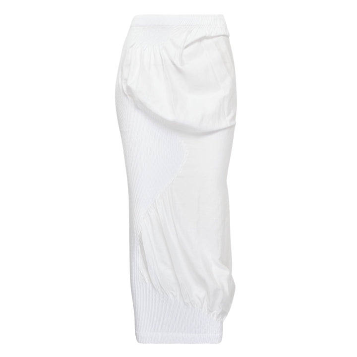 Knit Contour Pleated Skirt